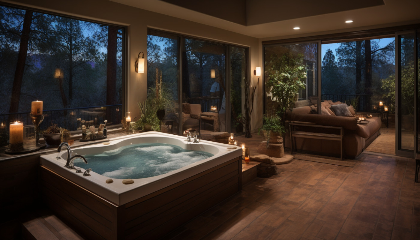 Jacuzzi dans la chambre : une idée pour un rendez-vous romantique